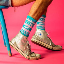 Load image into Gallery viewer, Young Broke and Fabulous Socks