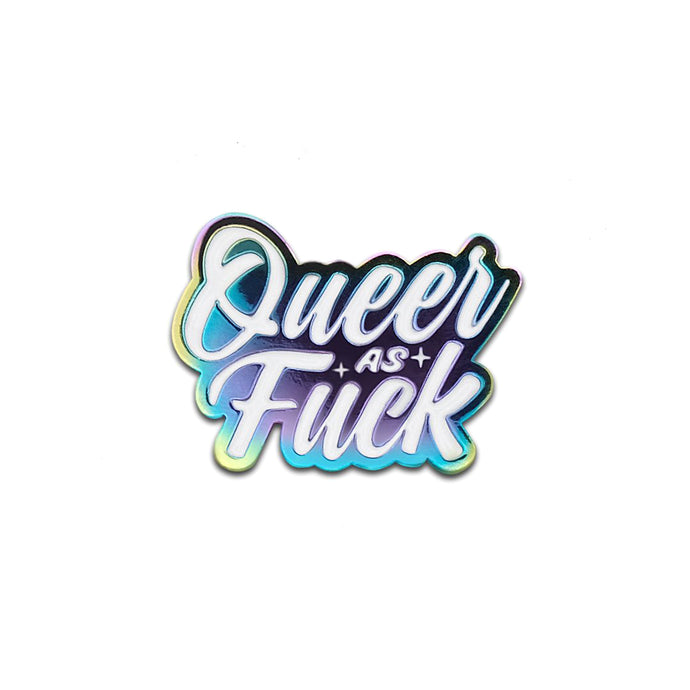 Queer As Fuck - Enamel Pin