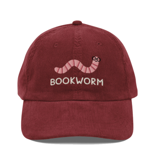 Bookworm Corduroy Cap