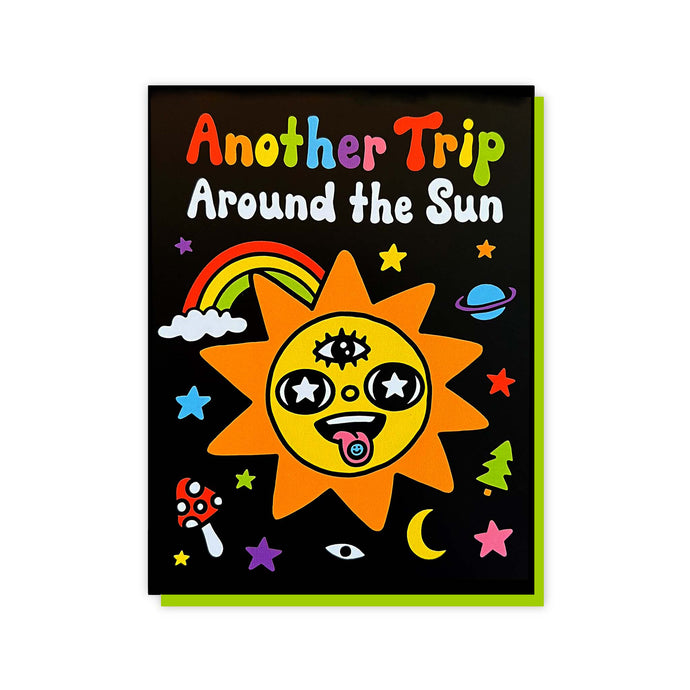 Another Trip Around The Sun A2 Greeting Card