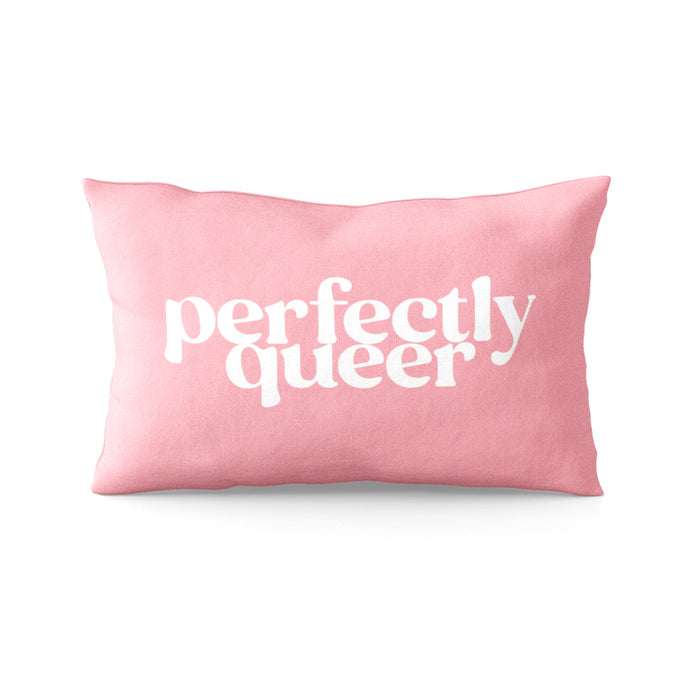 Perfectly Queer Light Pink Pillow