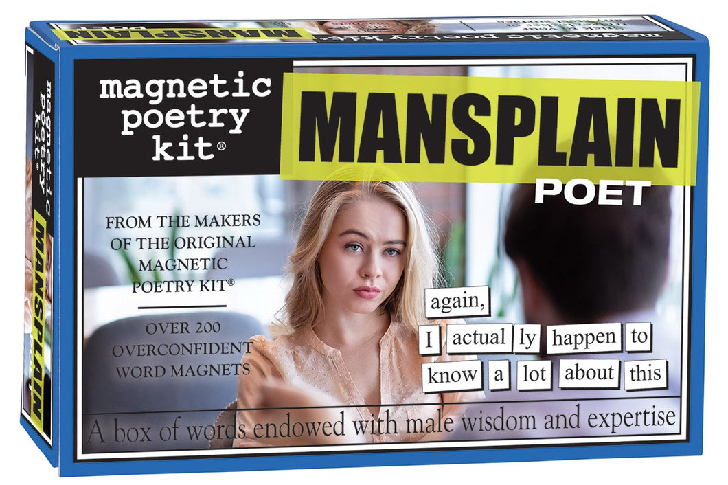 Mansplain - Magnetic Poetry Kit