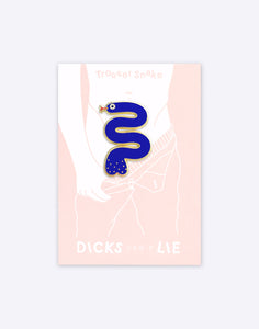 Trouser Snake Enamel Pin