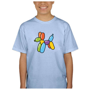 Rainbow Balloon Dog - Kids Tee Shirt