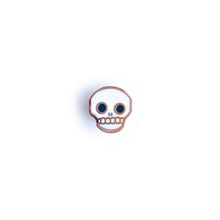 Load image into Gallery viewer, Skull Mini Enamel Pin