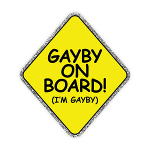 Gayby On Board Bumper Sticker