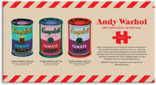 Load image into Gallery viewer, Andy Warhol Soup Cans - 3 Puzzles with Storage Tins