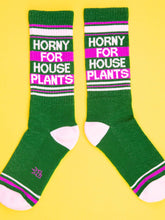 Load image into Gallery viewer, Horny For Houseplants Socks