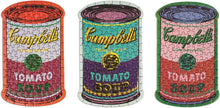 Load image into Gallery viewer, Andy Warhol Soup Cans - 3 Puzzles with Storage Tins