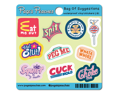 Bag of Suggestions - Mini Sticker Sheet