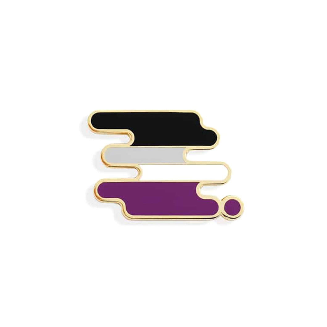 Ace Pride Flag - Enamel Pin