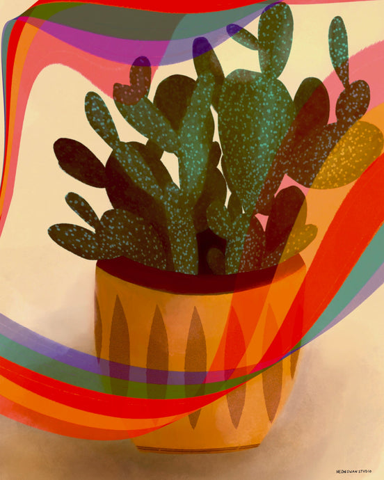Chromatic Cacti - Giclée Print