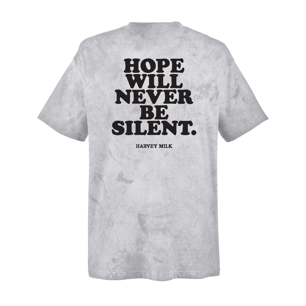 Hope Will Never Be Silent - Stone Dye - Tee Shirt