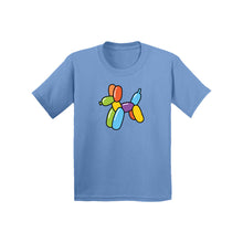 Load image into Gallery viewer, Rainbow Balloon Dog - Kids Tee Shirt