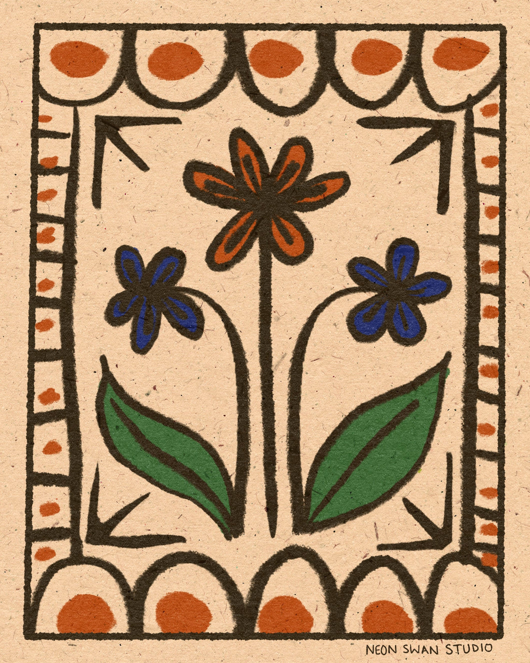 Mid-Century Stoneware - Giclée Print