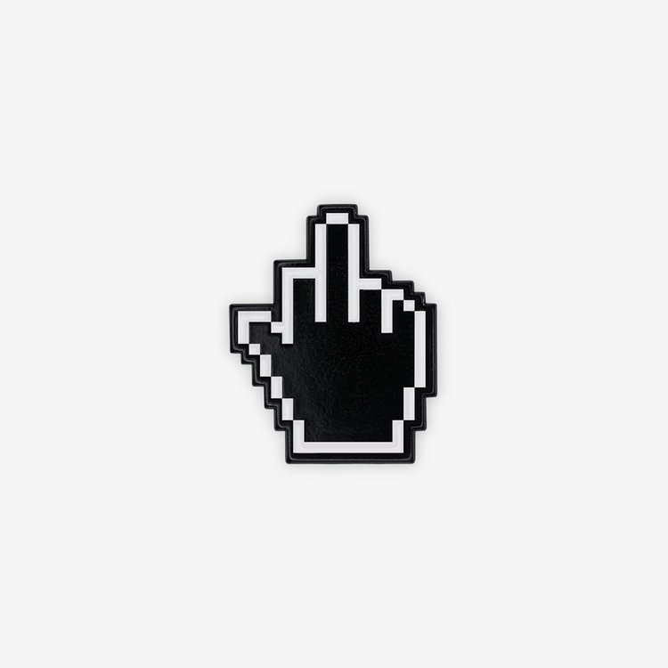 Fuck It Middle Finger Enamel Pin