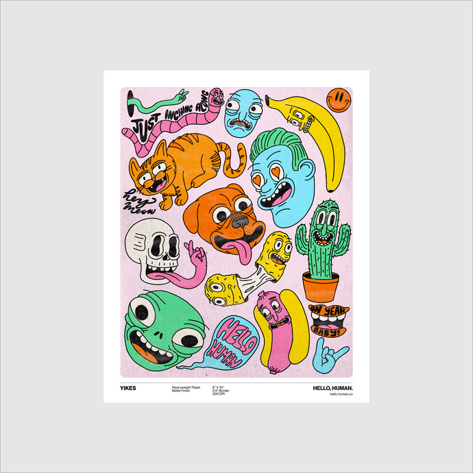 Hey Meow - Art Print