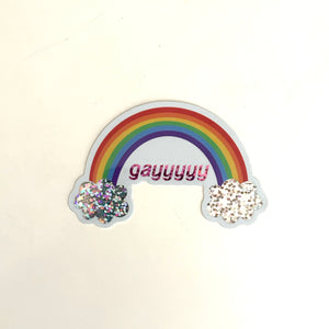 Gayyyyy Rainbow- Sticker