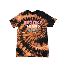 Load image into Gallery viewer, Protect Trans Kids Bleach Tie-Dye - Tee Shirt