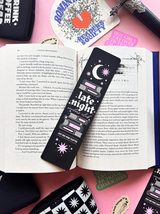 Late Night Reader's Club Bookmark