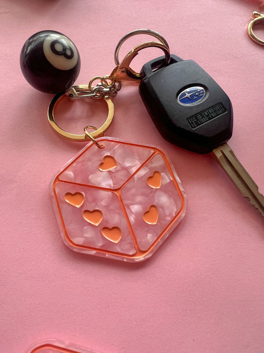 Dice Keychain