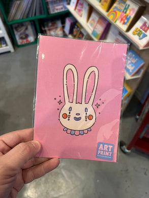Clown Bunny - Art Print