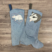 Load image into Gallery viewer, Denim Rodent Cowfolk Boot Stocking