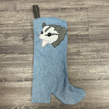 Load image into Gallery viewer, Denim Rodent Cowfolk Boot Stocking