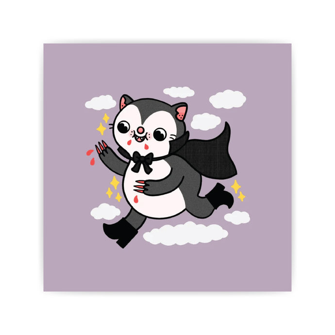Vampire Cat Print