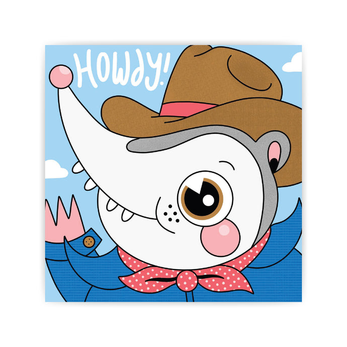 Howdy Opossum Print