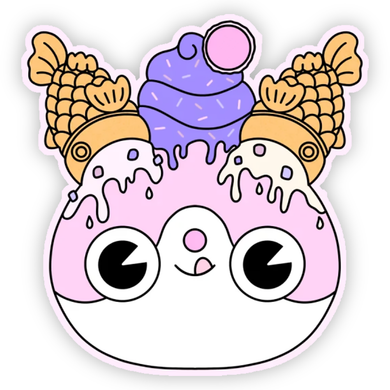 Ice Cream Cat Sticker