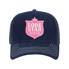 Load image into Gallery viewer, Lone Star Queer - Pink Badge Trucker Hat