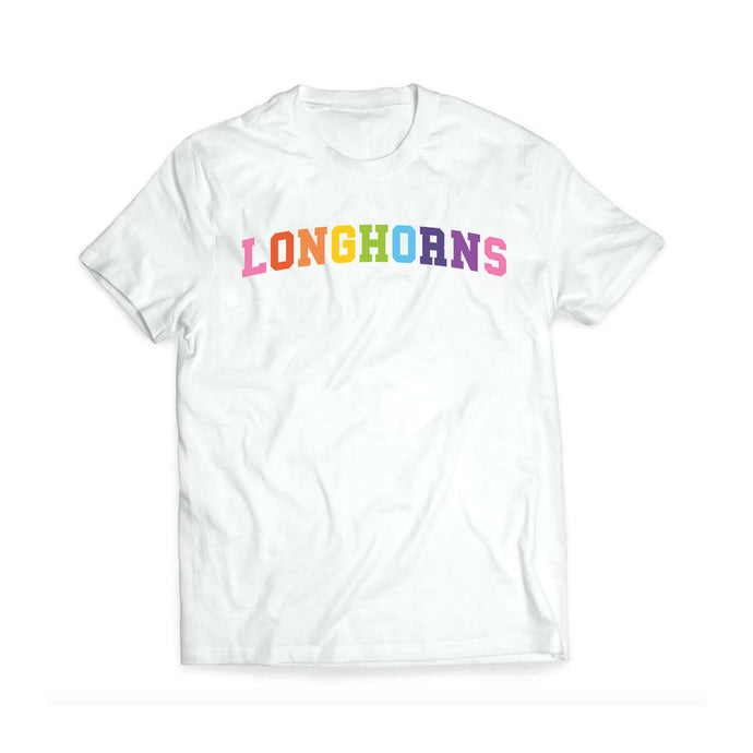 Rainbow Longhorns - Tee Shirt