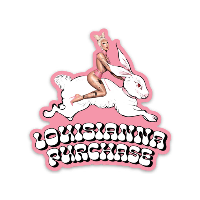 Louisianna Purchase Bunny Sticker