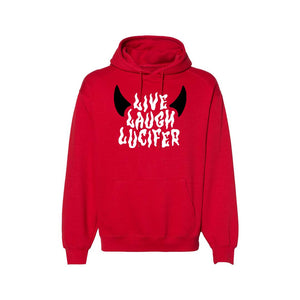 Live, Laugh, Lucifer Hoodie (Red)