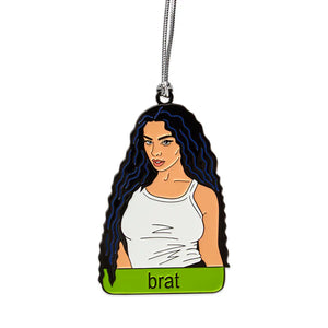 Charli XCX Brat Enamel Pin