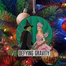 Load image into Gallery viewer, Wicked Defying Gravity - Enamel Ornament