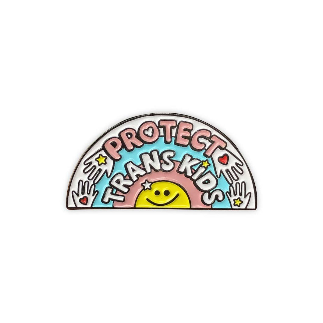 Protect Trans Kids Enamel Pin