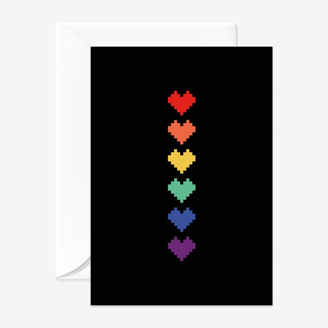 Pride Hearts - Card