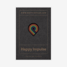 Load image into Gallery viewer, Rainbow Swirl Enamel Pin