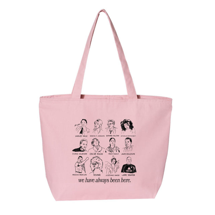 Queer Icons Tote: Allen LaFeunte X TLGS Collab