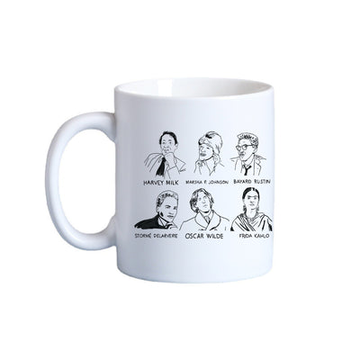 Queer Icons Mug: Allen LaFeunte X TLGS Collab