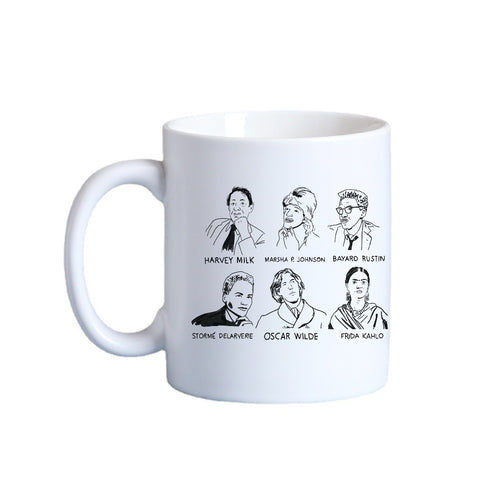 Queer Icons Mug: Allen LaFeunte X TLGS Collab