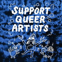 Load image into Gallery viewer, Support Queer Artists T-Shirt | TLGS X Chronic The Hedgehog