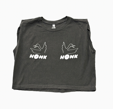 Honk Honk - Crop Top Muscle Tee