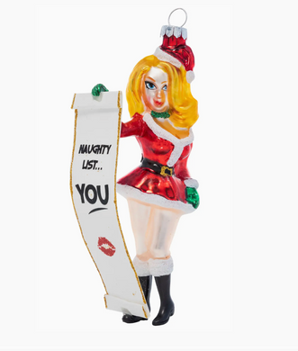 The Naughty List Ornament