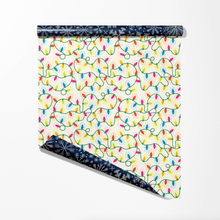 Load image into Gallery viewer, Bright Lights &amp; Snowflakes Double Sided Wrapping Paper