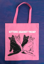 Load image into Gallery viewer, Kittens Against Trump - Tote Bag