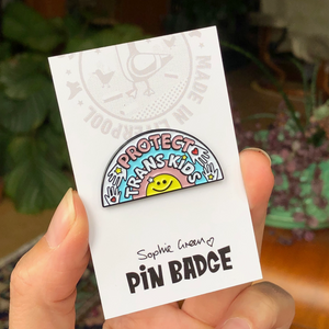 Protect Trans Kids Enamel Pin