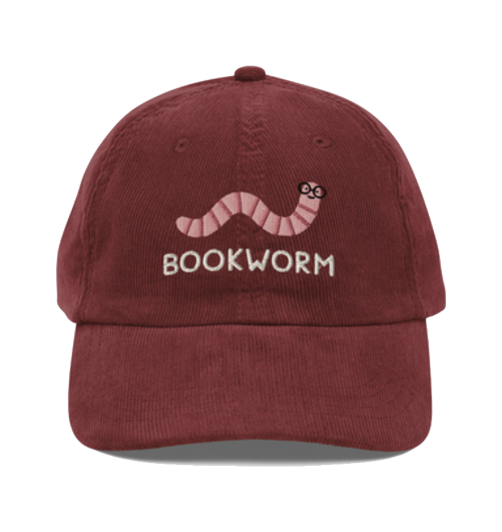 Bookworm Corduroy Cap